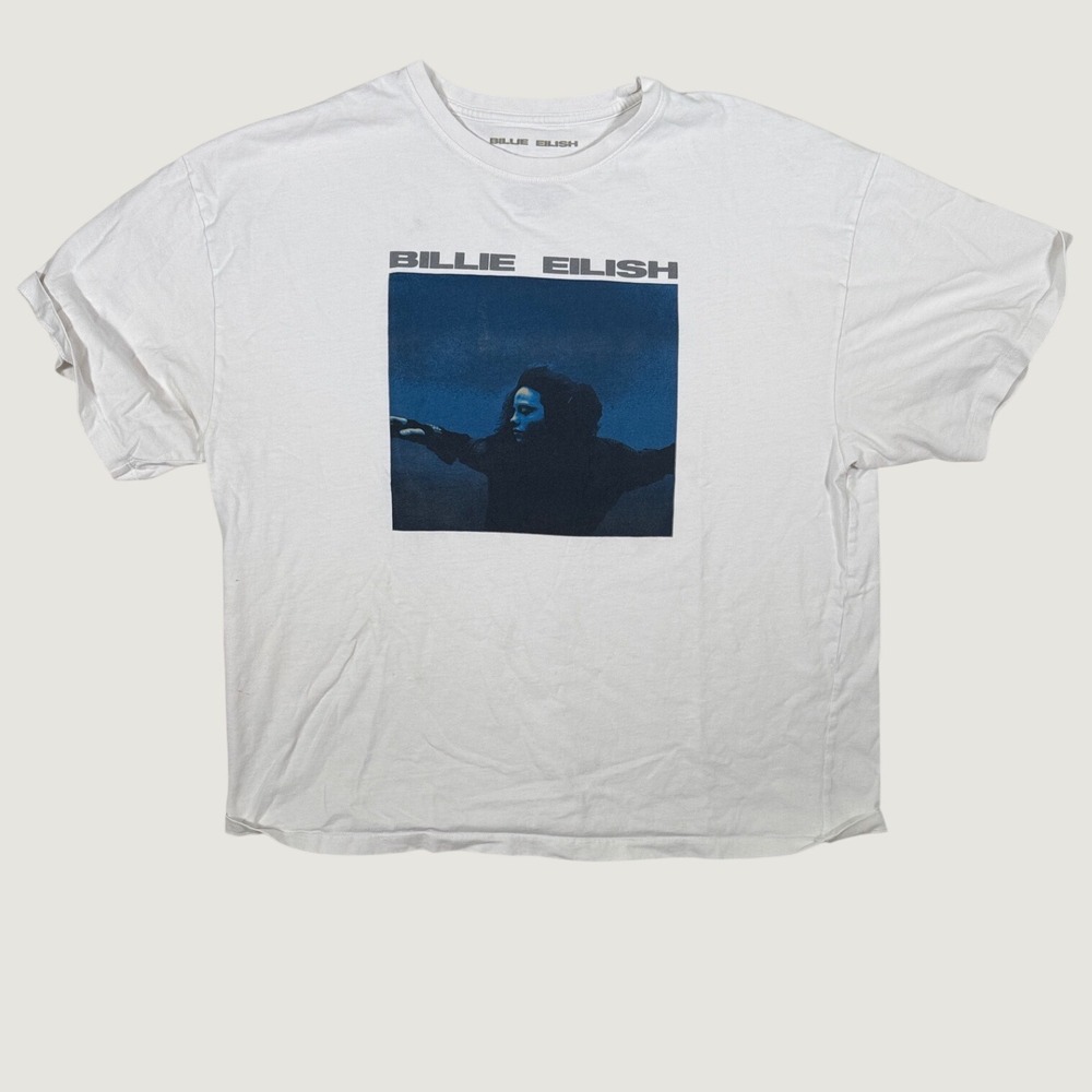 Billie Eilish Official 2024 Hit Me Hard & Soft Graphic T-Shirt Mens M